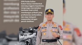 Kepala SPN Polda Sulbar, Kombes Pol. Muhammad Islam A., S.I.K., M.M