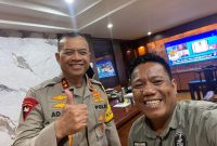 Foto: Fathir Calon Ketua KKPPT Tallo Bersama Kapolda Sulbar Irjen Pol Adang Ginanjar