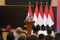 Gubernur Sulawesi Barat (Sulbar), Suhardi Duka (SDK) menghadiri upacara Pengukuhan Kepala Perwakilan Bank Indonesia (BI) Provinsi Sulbar