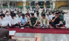 Dandim 1402/Polman Ikuti Dzikir Dan Doa Bersama Forkopimda di Masjid Syuhada