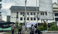 Ditlantas Polda Sulbar Tebar Spanduk Non Anarkisme, Ajak Masyarakat Jaga Kedamaian
