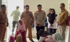 Karoops Polda Sulbar Tinjau Distribusi Makan Bergizi Gratis di Sekolah, Gandeng Dinas Terkait