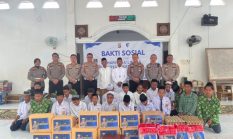Polantas Menyapa, Ditlantas Polda Sulbar Silaturahmi ke Pesantren Al-Munawwarah Sambut HUT Lalu Lintas ke-70