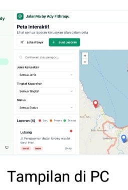 JalanMa Diluncurkan! Warga Sulbar Kini Bisa Lapor Jalan Rusak Lewat HP