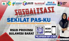 RSUD Sulbar Resmikan Aplikasi SEKILAT PAS-KU untuk Penguatan Mutu dan Keselamatan Pasien