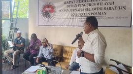 Dalam suasana penuh kekeluargaan dan semangat kebersamaan, Ariefuddin resmi terpilih secara aklamasi sebagai Ketua Ikatan Jurnalis Sulawesi Barat (IJS) Kabupaten Polewali Mandar