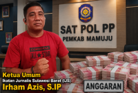 Foto: Ketua Umum Ikatan Jurnalis Sulawesi Barat (IJS), Irham Azis, S.IP