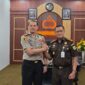 Kapolresta Mamuju Kombes Pol Ferdyan Indra Fahmi Saat Menerima Kunjungan Kepala Kejaksaan Negeri Mamuju Fitri Zulfahmi