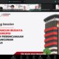 Foto: Diskusi E-Learning Seri ke-7 bertema “Membangun Budaya Anti Korupsi dalam Perencanaan Pembangunan Daerah” yang digelar secara daring