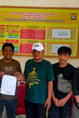 Polsek Kalumpang dan BKO Polresta Mamuju Sigap Tangani Perkelahian Antar Desa, Hasil Mediasi Sepakat Damai