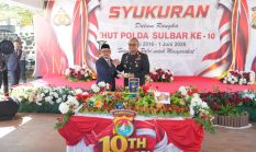 HUT ke-10 Polda Sulbar, Suhardi Duka Tekankan Pentingnya Kemitraan Polisi dan Pemerintah