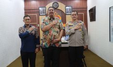 Perdana, Kajati Sulbar Sambangi Polresta Mamuju, Perkuat Sinergi Penegakan Hukum
