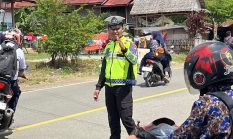 Jaga keselamatan Berkendara di Jam Pulang Sekolah, Ditlantas Polda Sulbar Gencarkan Pengaturan dan Edukasi