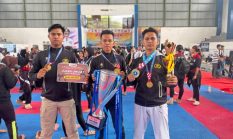 Atlet Brimob Sulbar Borong Emas di Kejuaraan Karate Piala Gubernur Sulbar, Kapolda dan Danrem 142 Tatag