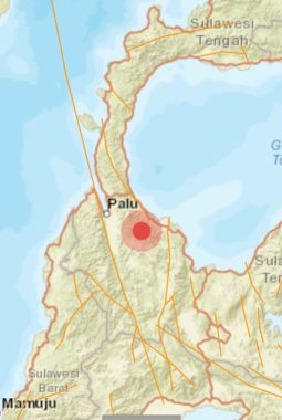 BPBD Sulbar Imbau Masyarakat Tetap Tenang Pascagempa M6,7 di Palu