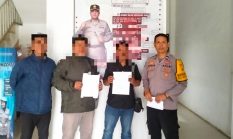 Bhabinkamtibmas Polsek Mamuju Mediasi Sengketa Pegadaian dan Nasabah, Berakhir Damai