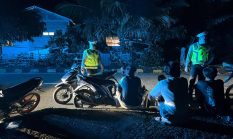 Patroli Blue Light, Ditlantas Polda Sulbar Terus Menyapa dan Berikan Rasa Aman Saat Malam Hari