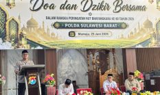 Dzikir dan Doa Bersama Warnai Peringatan Hari Bhayangkara ke-80 di Polda Sulbar