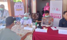 Peduli Kesehatan Masyarakat, Jelang Hari Bhayangkara ke 80, Polresta Mamuju Gelar Bakti Kesehatan di Kalukku