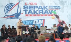 SDK Buka Liga Sepak Takraw Regional Sulawesi di Mamuju, Sulbar Siap Bangkitkan Prestasi