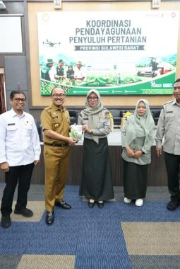 Gubernur Sulbar Minta Penyuluh Pertanian Jadi Motor Swasembada Pangan, Targetkan IP Naik Jadi 2