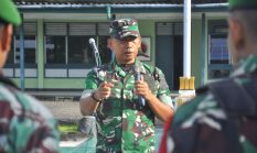 Masuk Musim Kemarau, Dandim Polman Instruksikan Babinsa Gencarkan Imbauan Cegah Karhutla