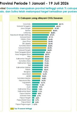 Sulbar Masuk 10 Besar Nasional! Program Cek Kesehatan Gratis Tembus Capaian Membanggakan