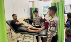 Polantas Polda Sulbar Sigap Selamatkan Korban Kecelakaan, Wiwin: Terima Kasih Tak Menunda Pertolongan