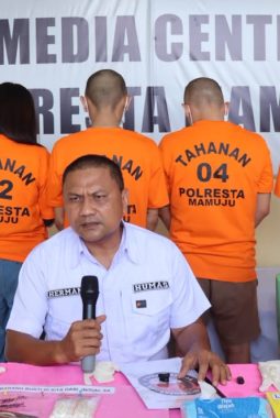 Polresta Mamuju Bongkar Dua Kasus Narkoba, Pasangan Calon Pengantin Pesta Sabu dan Pengedar Obat Berbahaya Ditangkap