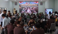 Solid Tak Hanya di Lapangan, TNI-Polri dan Kejaksaan Perkuat Kebersamaan di Mapolresta Mamuju