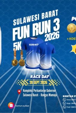 Target 810 Pelari, Pemprov Sulbar Ajak Warga Ramaikan Fun Run 3