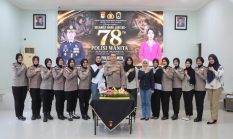 Rayakan HUT Polwan ke-78, Kapolresta Mamuju Beri Apresiasi untuk Srikandi Polri