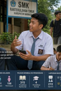 Dulu ATS, Kini Rio Jadi Relawan Cari Anak Putus Sekolah di Sulbar
