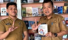 Perpusip Sulbar Terima Karya Tulis tentang Peran Bawaslu
