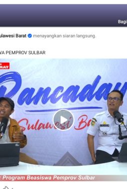 Beasiswa Pendidikan hingga Stunting, Pemprov Sulbar Buka Ruang Dialog Digital