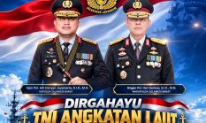 Dirgahayu TNI Angkatan Laut, Kapolda Sulbar Titip Doa dan Harapan Semakin Kuat, Semakin Dicintai Rakyat