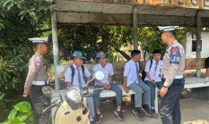 Polantas Karib Sambangi SMAN 2 Kalukku, Disiplin dan Keselamatan Ditanamkan Sejak Dini