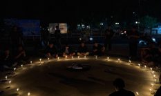 Lilin Menyala, Harapan Tak Padam: Jurnalis Mamuju Doakan 5 Rekan yang Hilang
