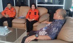 Kalaksa BPBD Sulbar Terima Kunjungan BPBD Mamasa, Bahas Penanganan Karhutla