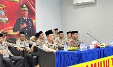 Kapolres dan Seluruh Personel Polres Mamuju Tengah Mengikuti Ngaji Kebangsaan untuk Memperkuat Semangat Pengabdian