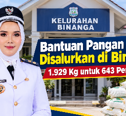 Bantuan Pangan Beras Disalurkan di Binanga, Total 1.929 Kg untuk 643 Penerima