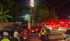 Patroli Malam Polantas Polda Sulbar Pastikan Jalan Aman, Warga Tenang