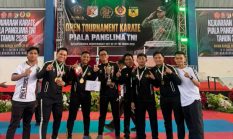 Polda Sulbar Juara Umum Karate Piala Panglima TNI 2026, Sabet 4 Emas dan 1 Perunggu