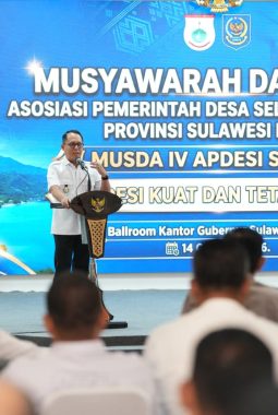 Buka Musda IV APDESI Sulbar, Junda Maulana Tegaskan Kunci Pembangunan Ada di Desa