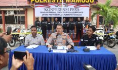 Polresta Mamuju Ungkap 5 TKP Curanmor Tangkap 3 Pelaku, Sita 6 Motor dan 1 Mobil