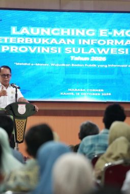 Pemprov Sulbar Luncurkan E-Monev 2026, Keterbukaan Informasi Badan Publik Kini Dipantau Digital