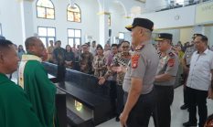 Dari Gereja Santa Maria, Kapolda Sulbar Titip Doa: “Kami Mohon Dukungan untuk Melayani Masyarakat”