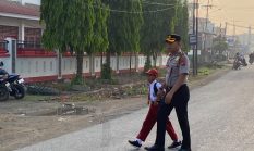 Polisi Bersama Masyarakat: Wakapolres Mateng Turun Langsung, Keselamatan Pengendara Jadi Prioritas
