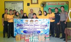 Semarak HUT Humas Polri ke-75, Bid Humas Polda Sulbar Salurkan Bantuan ke Rumah Tahfiz Qur’an Manakarra