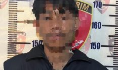 URC Sat Reskrim Polres Polman Amankan Pria Diduga Bawa Badik Saat Pengembangan Kasus
